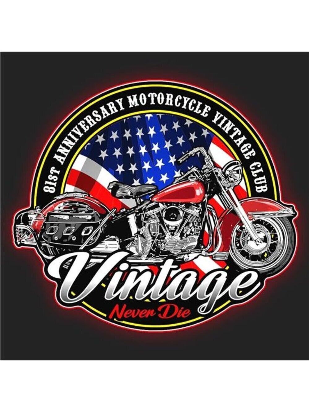 Motorcycle LED Vintage Harley Neon Sign 3D Light Man Cave Bar Garage Shop Party